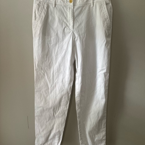 TALBOTS RELAXED CHINOS
SIZE 6 WHITE - Picture 3 of 4